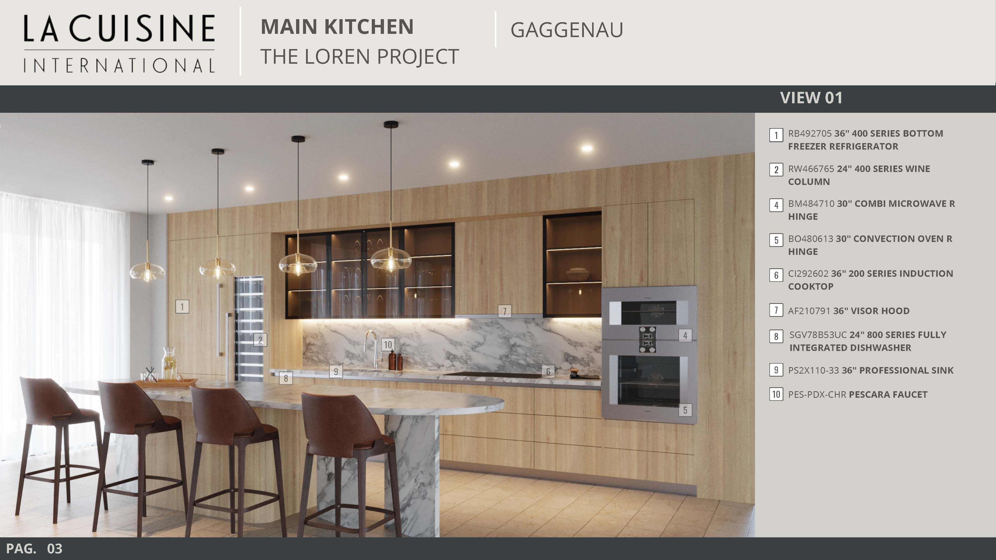 Appliance proposal presentation